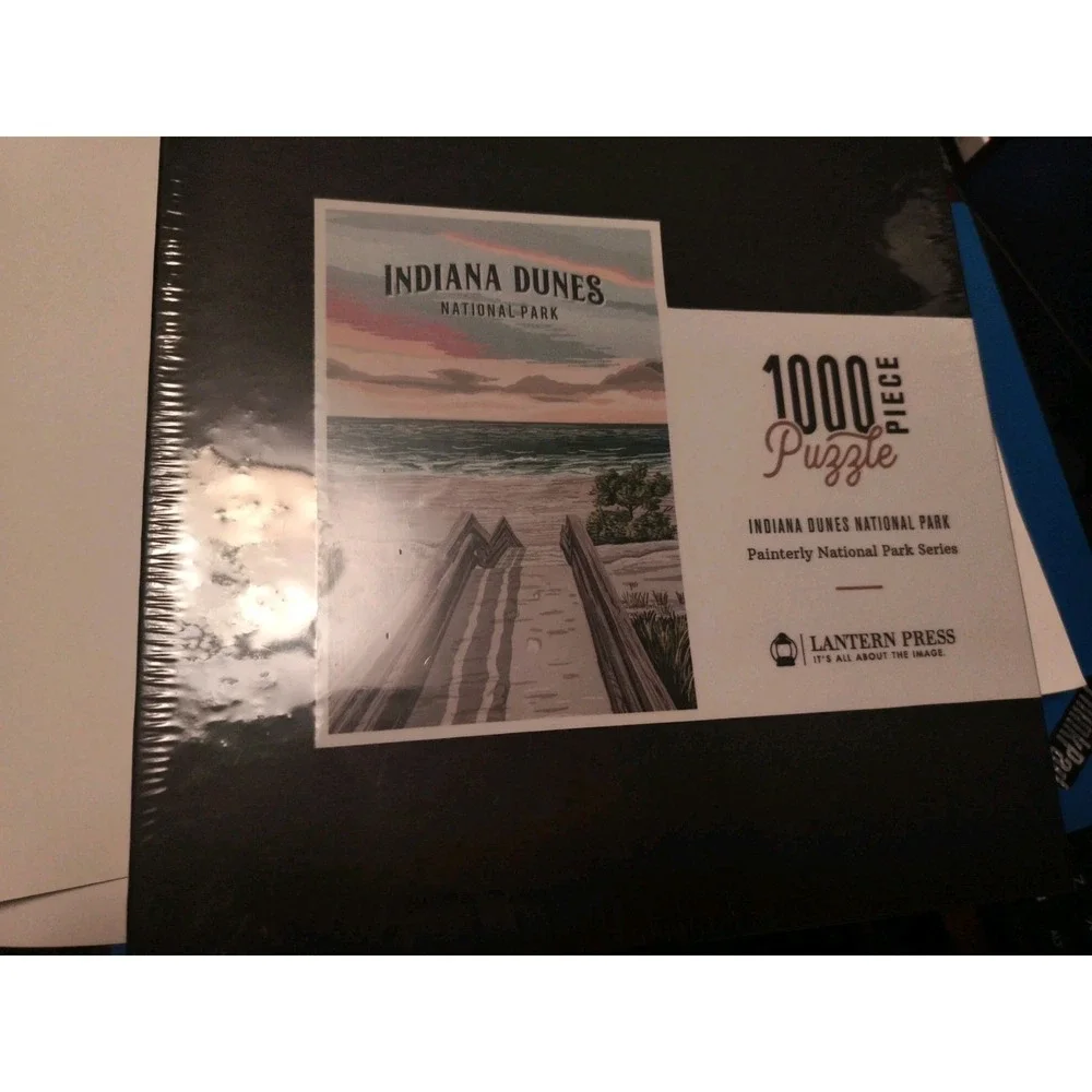 Lantern Press 1000 Piece Jigsaw Puzzle Indiana Dunes National Park Sealed